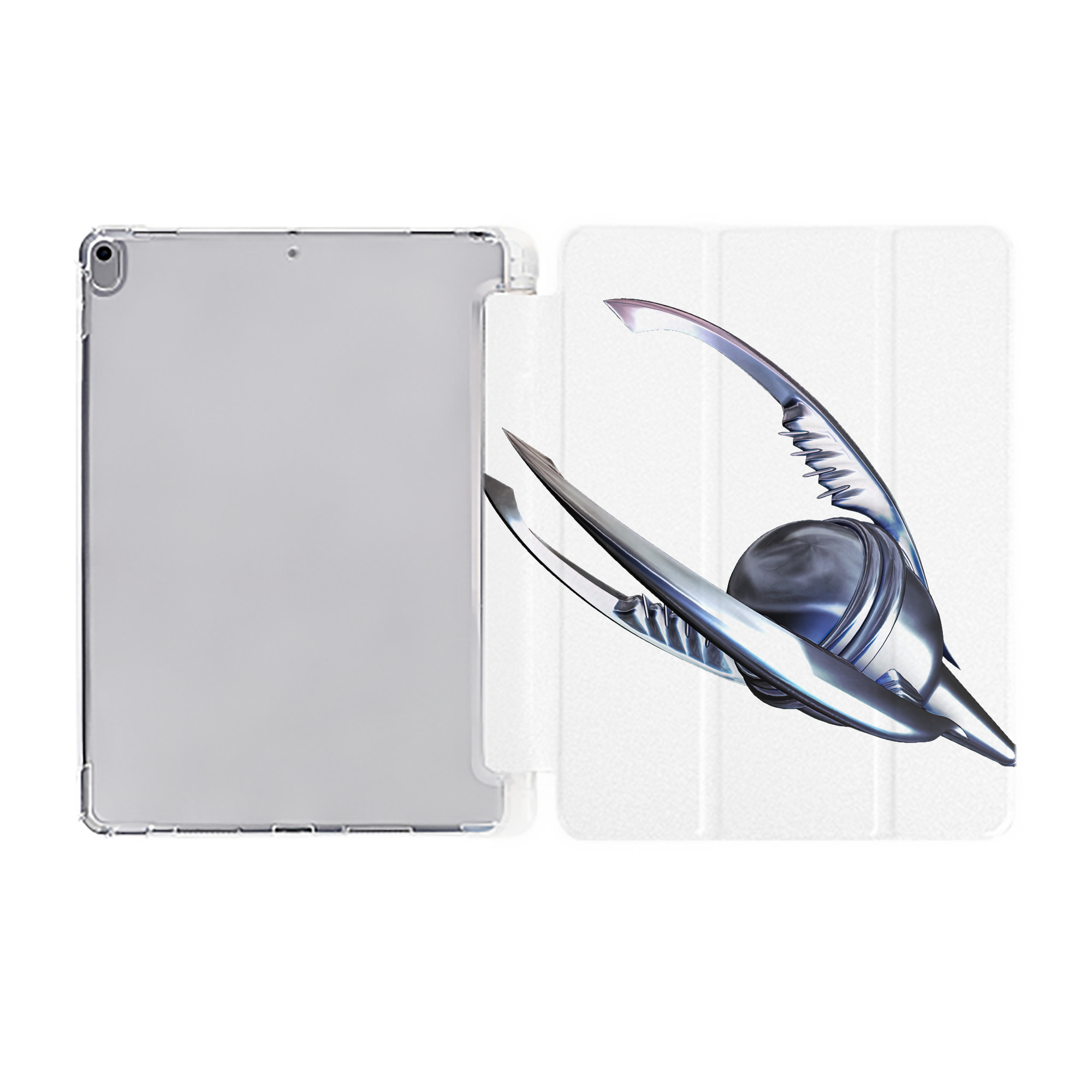 （画像用） 機動戦士ガンダム Mobile Suit Gundam IPad ケース ペン収納付き 三つ折りスタンド PUレザー×シリコン 対応機種9.5/10.5/10.9インチ